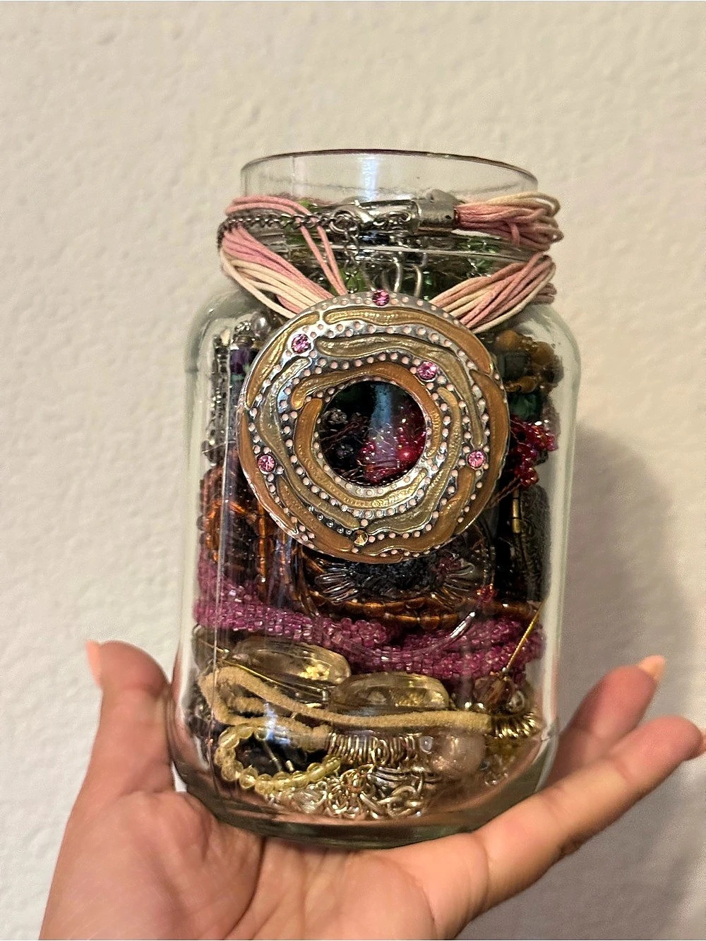 Whimsical Forest Mystery Jewelry Jar